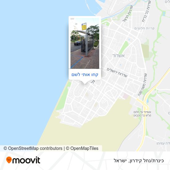 מפת כינרת/נחל קידרון