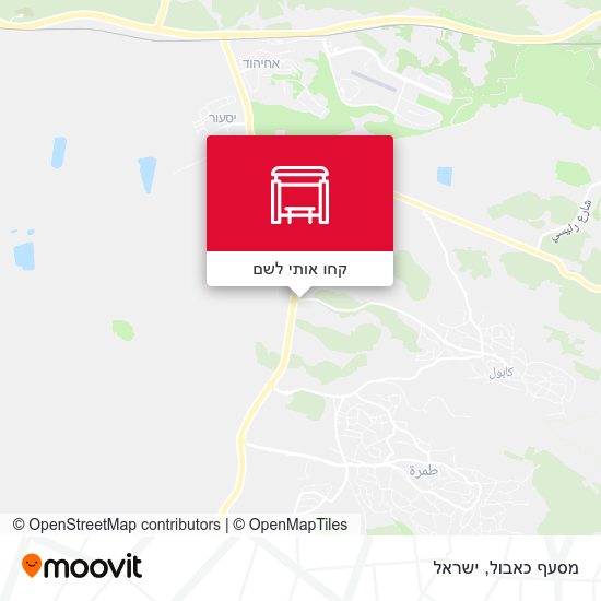מפת מסעף כאבול