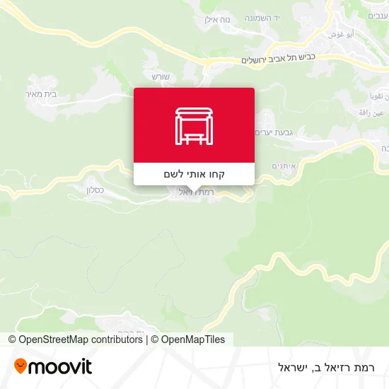 מפת רמת רזיאל ב