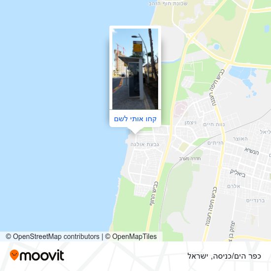 מפת כפר הים/כניסה