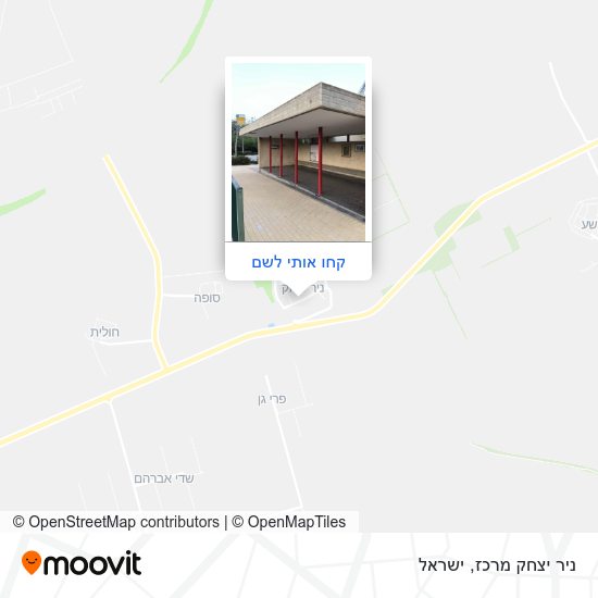 מפת ניר יצחק מרכז