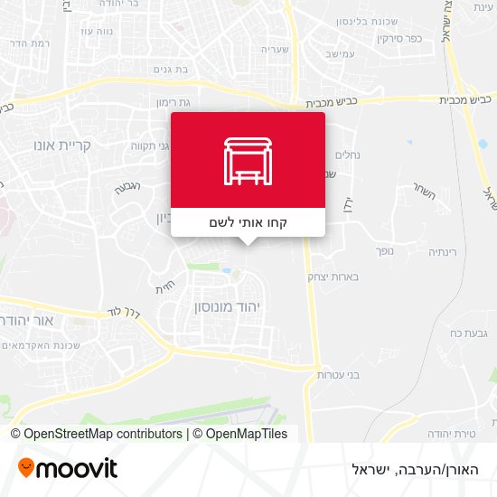 מפת האורן/הערבה