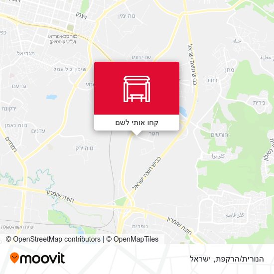 מפת הנורית/הרקפת