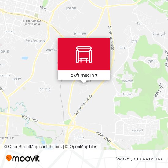 מפת הנורית/הרקפת