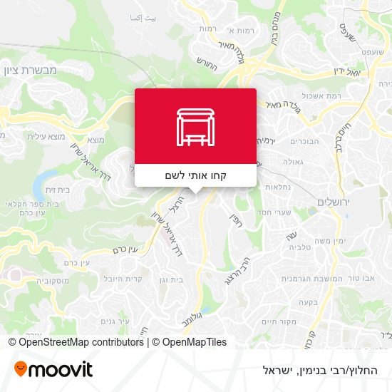מפת החלוץ/רבי בנימין