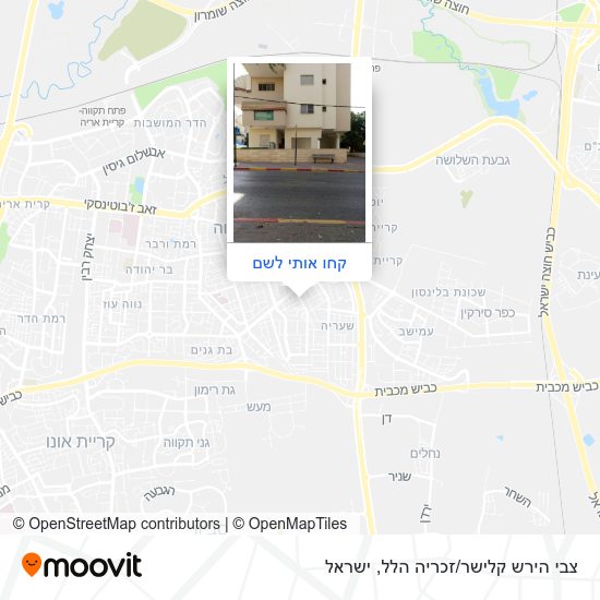 מפת צבי הירש קלישר/זכריה הלל