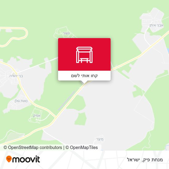 מפת מנחת פיק