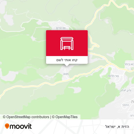 מפת הזית א