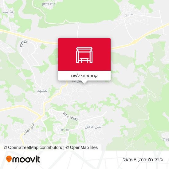 מפת ג'בל ח'ויח'ה