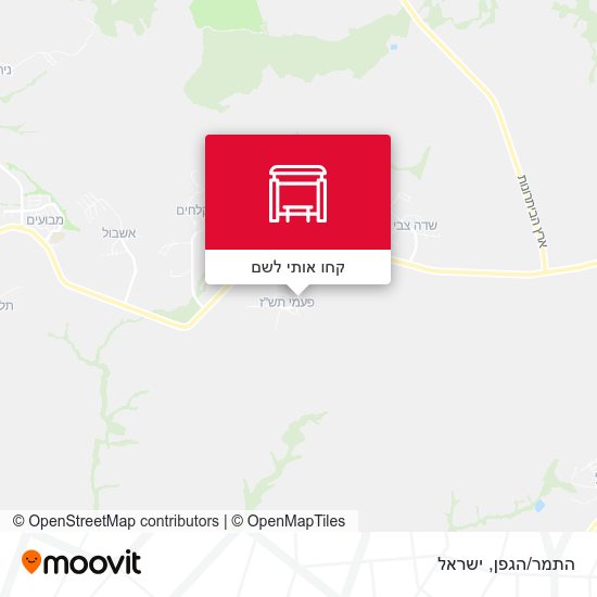 מפת התמר/הגפן