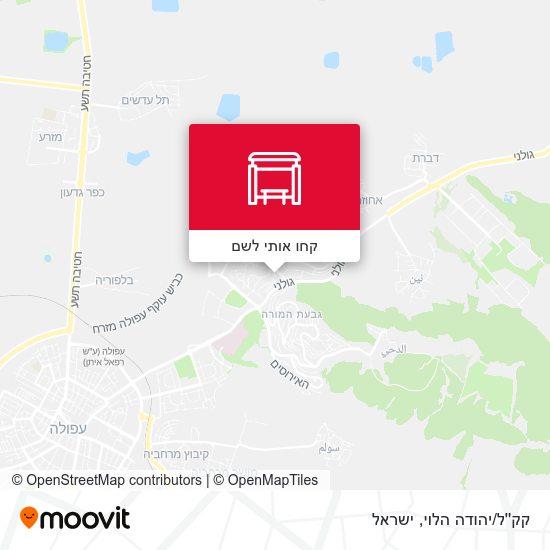 מפת קק''ל/יהודה הלוי