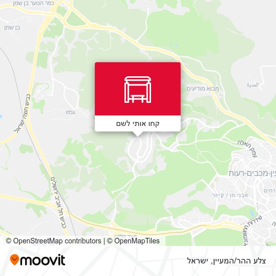 מפת צלע ההר/המעיין