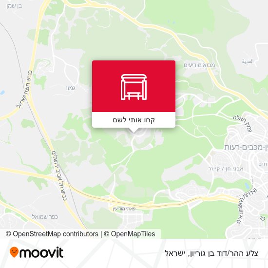 מפת צלע ההר/דוד בן גוריון