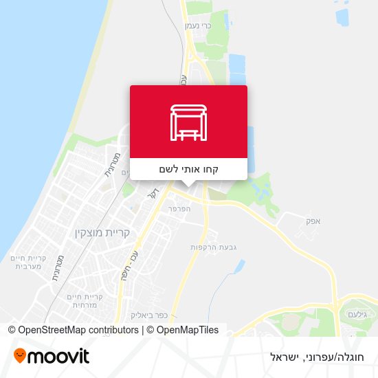 מפת חוגלה/עפרוני