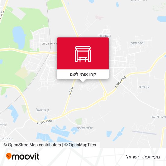 מפת מעיין/פלג