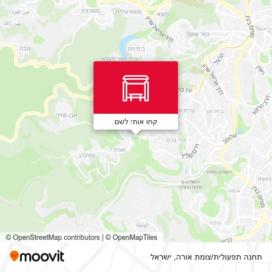 מפת תחנה תפעולית/צומת אורה