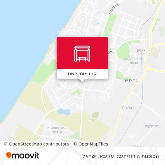 מפת הסוכנות היהודית/בני עקיבא