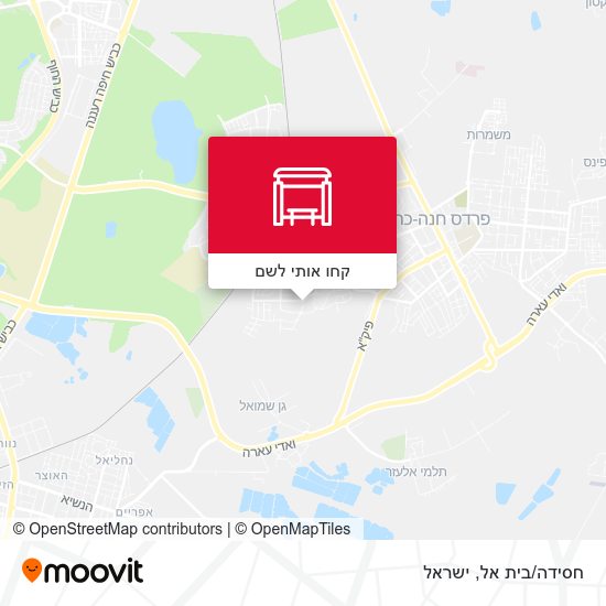מפת חסידה/בית אל