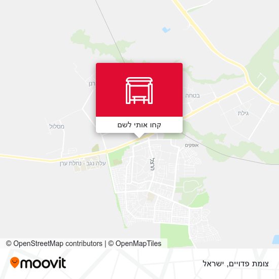 מפת צומת פדויים