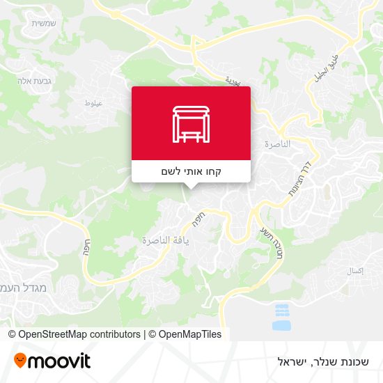 מפת שכונת שנלר