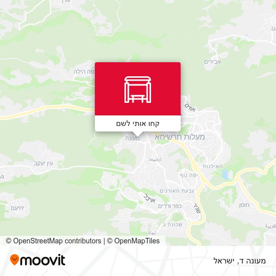 מפת מעונה ד