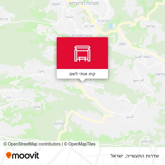מפת שדרות התעשייה
