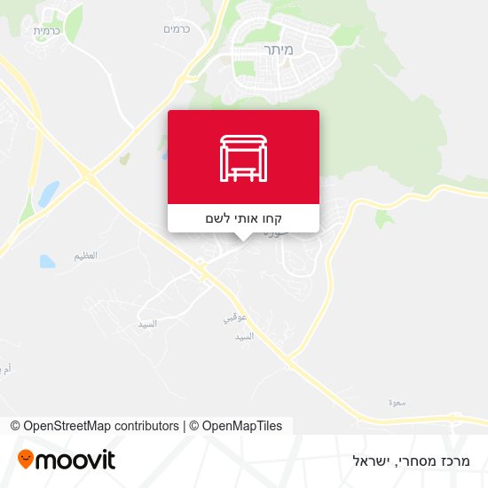 מפת מרכז מסחרי