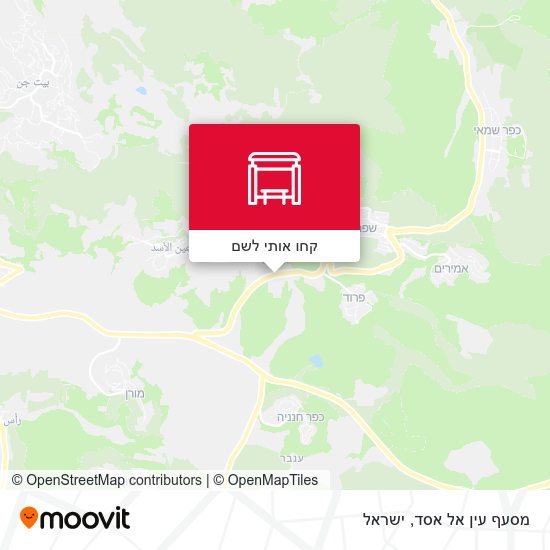 מפת מסעף עין אל אסד
