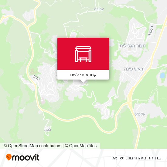 מפת בת הרים/החרמון