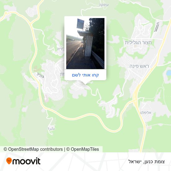 מפת צומת כנען