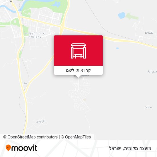 מפת מועצה מקומית