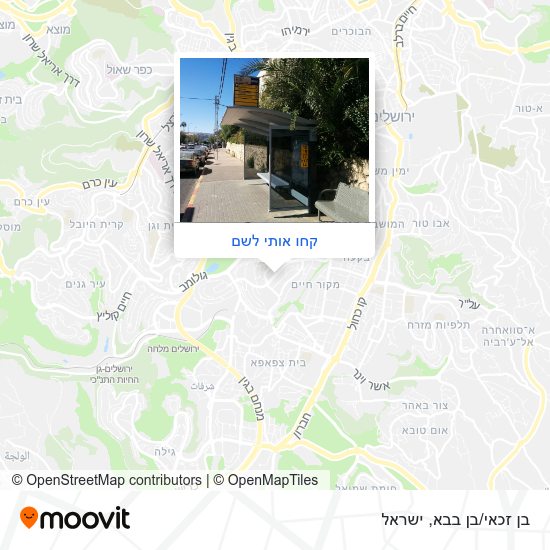 מפת בן זכאי/בן בבא