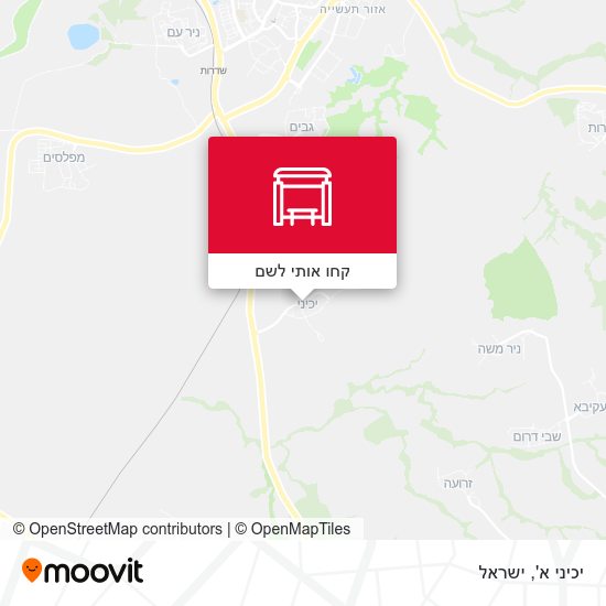 מפת יכיני א'