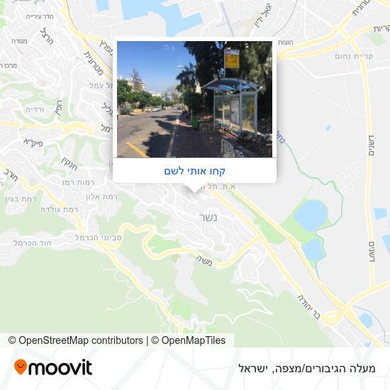 מפת מעלה הגיבורים/מצפה