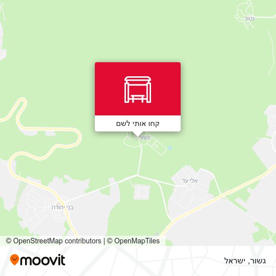 מפת גשור