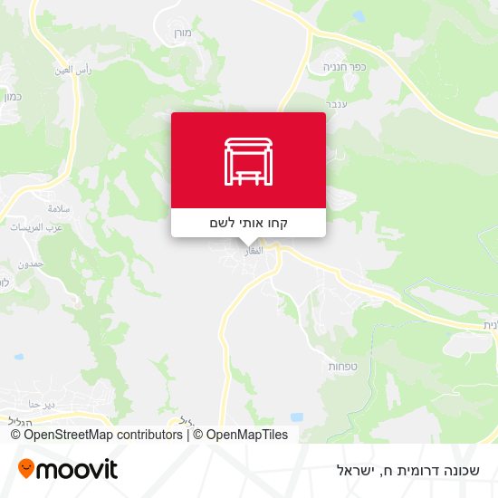 מפת שכונה דרומית ח