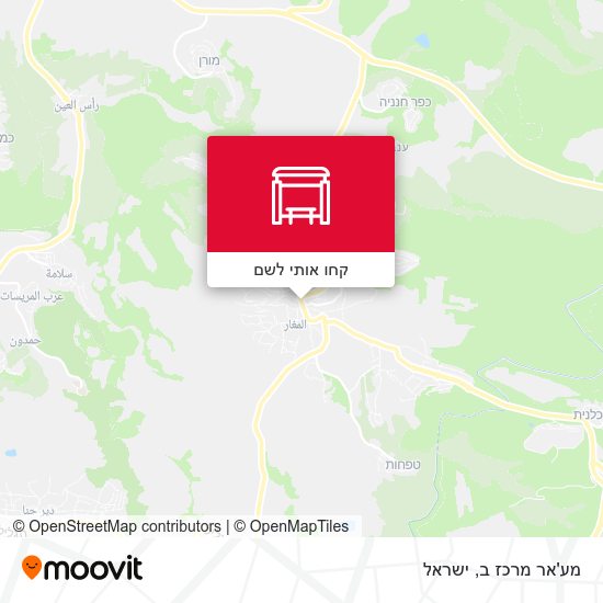 מפת מע'אר מרכז ב