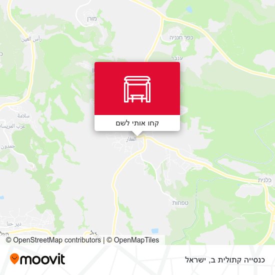 מפת כנסייה קתולית ב