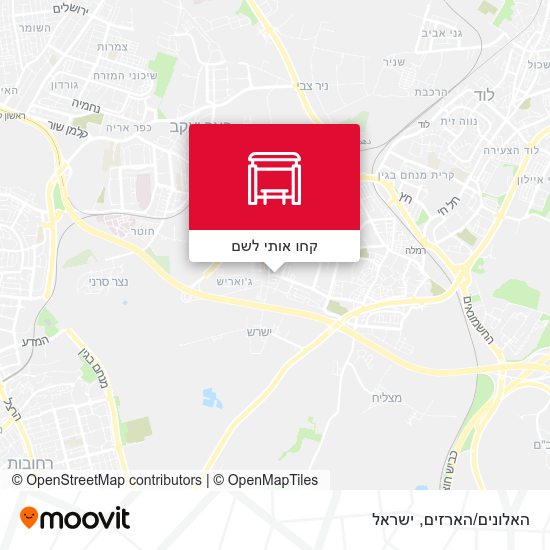 מפת האלונים/הארזים