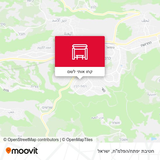 מפת חטיבת יפתח/הפלמ''ח