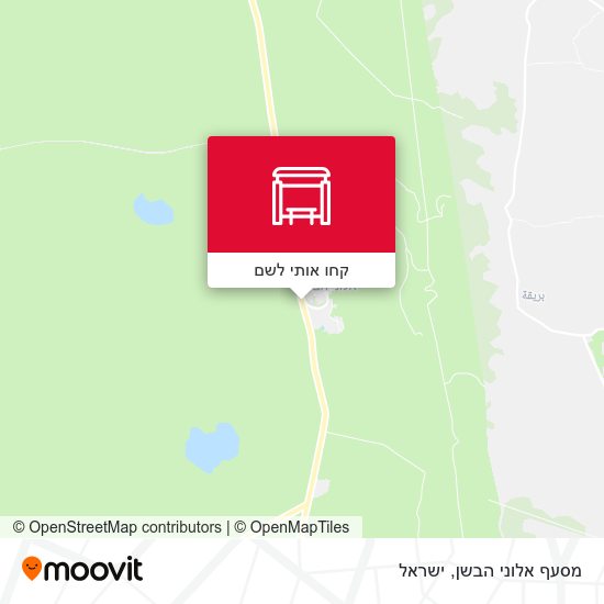 מפת מסעף אלוני הבשן