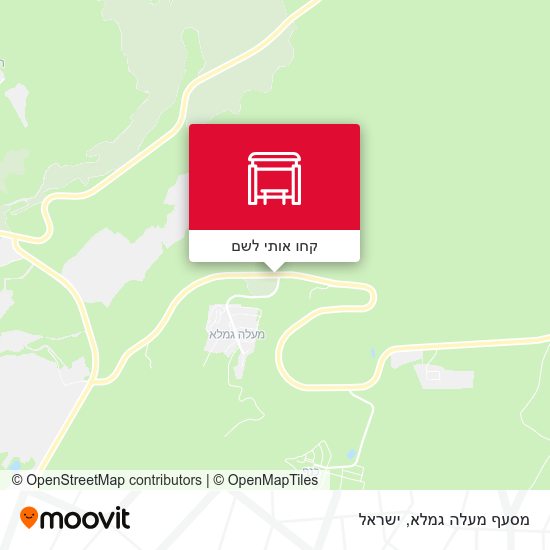 מפת מסעף מעלה גמלא