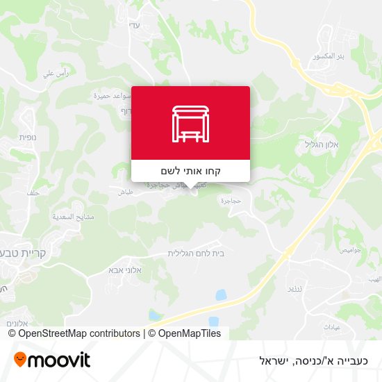מפת כעבייה א'/כניסה