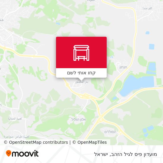 מפת מועדון פיס לגיל הזהב