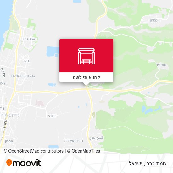 מפת צומת כברי