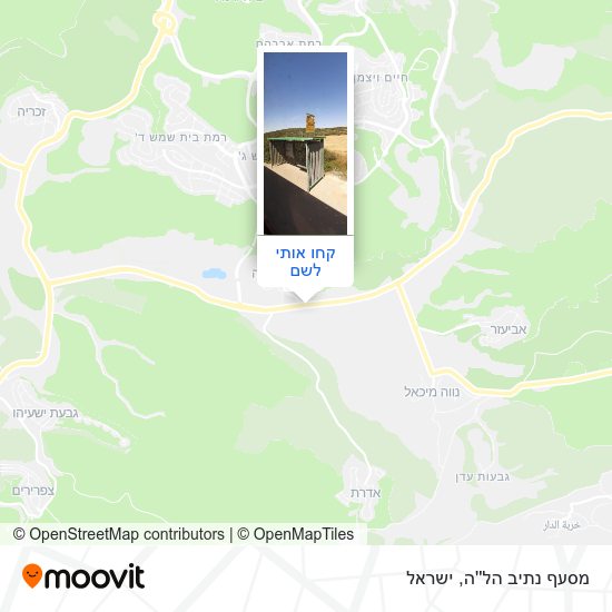מפת מסעף נתיב הל''ה