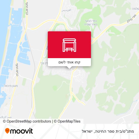 מפת מתנ''ס/בית ספר החיטה