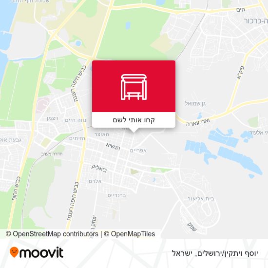 מפת יוסף ויתקין/ירושלים