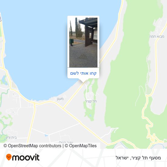 מפת מסעף תל קציר