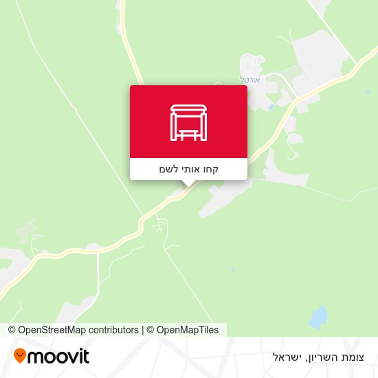מפת צומת השריון